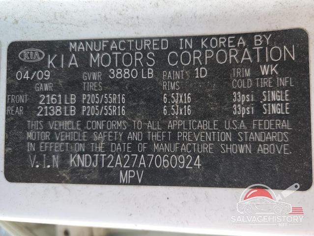 KNDJT2A27A7060924 2010 KIA SOUL photo no. 13