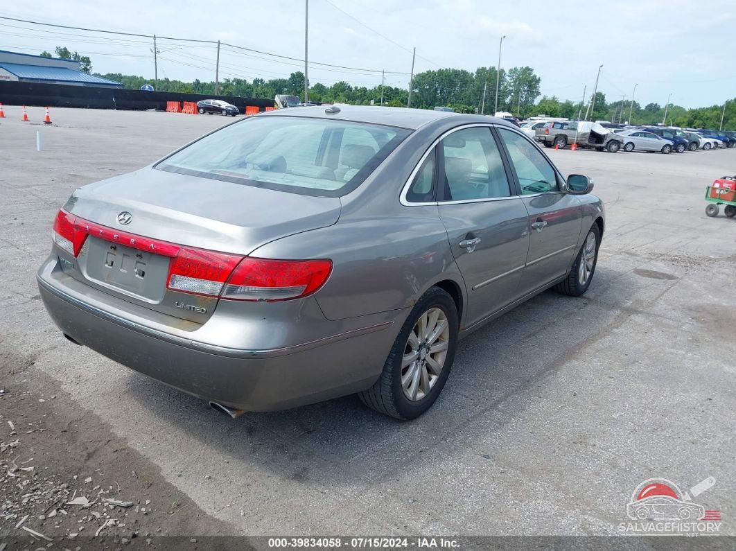 KMHFC4DF1AA460380 2010 HYUNDAI AZERA photo no. 4