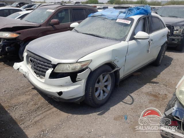 JNRAS08U46X105811 2006 INFINITI FX35 photo no. 7