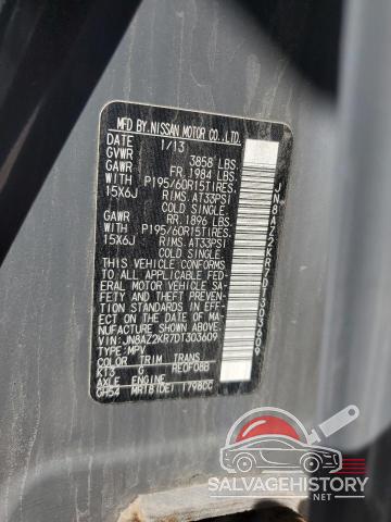 JN8AZ2KR7DT303609 2013 NISSAN CUBE photo no. 13
