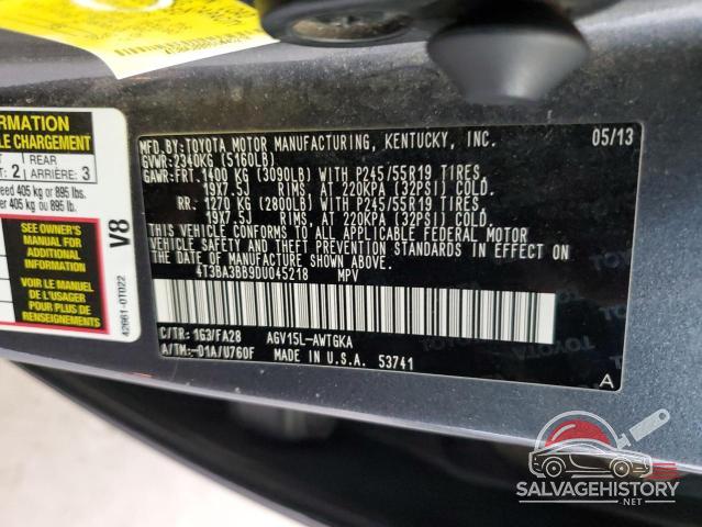 4T3BA3BB9DU045218 2013 TOYOTA VENZA photo no. 14