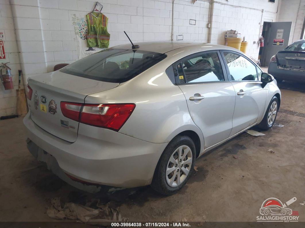 KNADM4A31G6668299 2016 KIA RIO photo no. 4