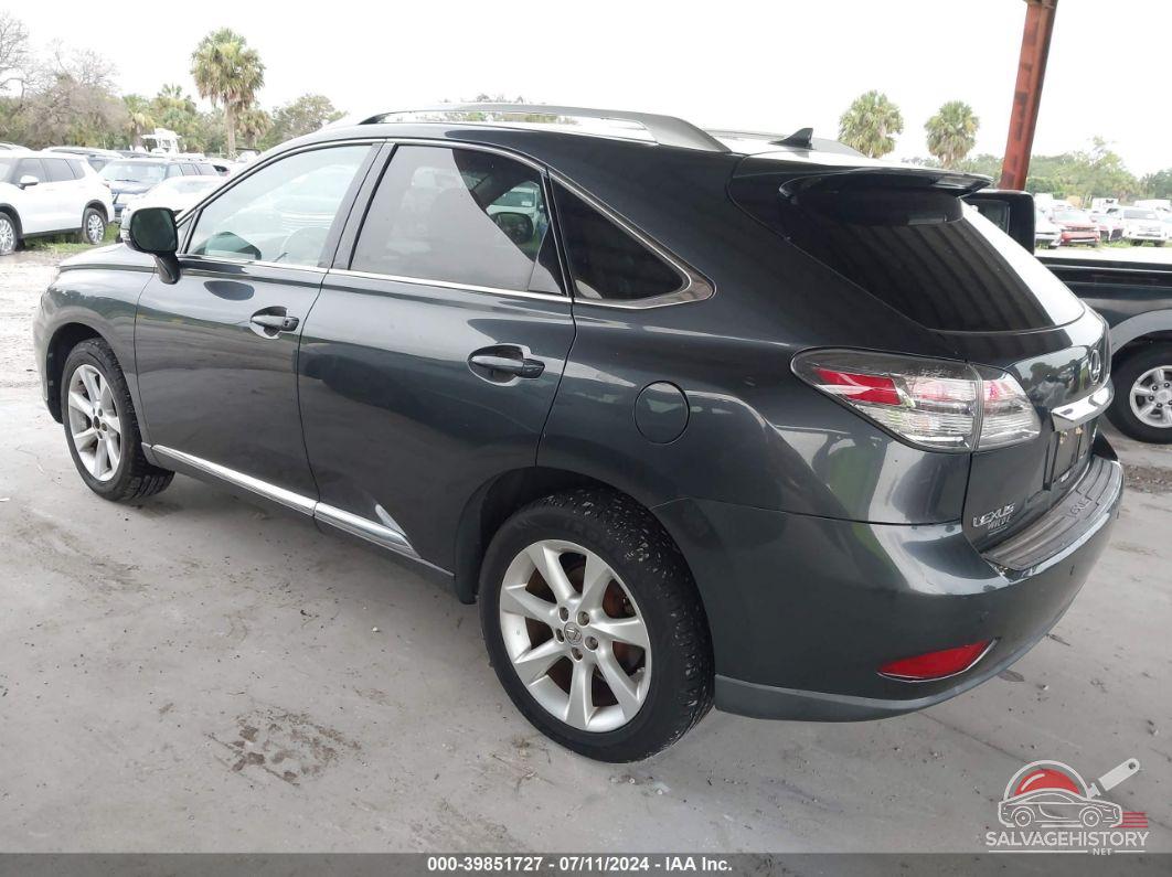 2T2ZK1BA5AC037125 2010 LEXUS RX 350 photo no. 3