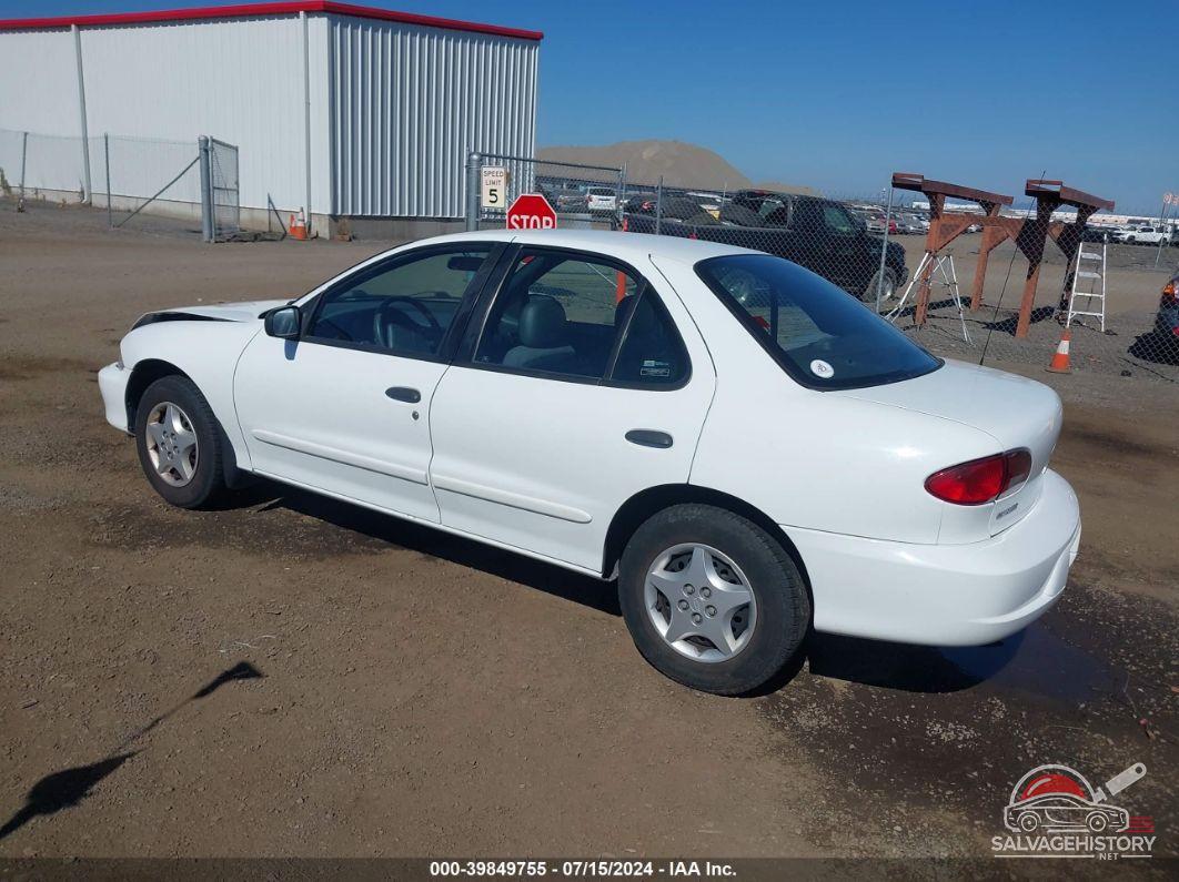1G1JC524727192741 2002 CHEVROLET CAVALIER photo no. 3