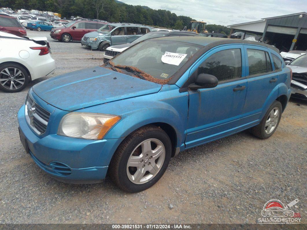 1B3HB48B48D692215 2008 DODGE CALIBER photo no. 2