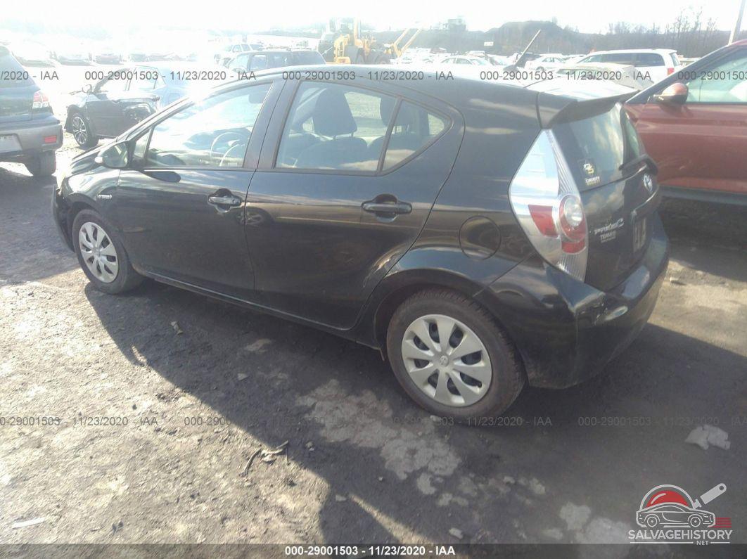 JTDKDTB38E1564843 2014 TOYOTA PRIUS C photo no. 3