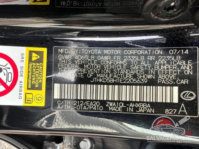 JTHKD5BH1E2205639 2014 LEXUS CT 200 photo no. 11