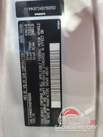 YV1MK672492150050 2009 VOLVO C30 photo no. 12