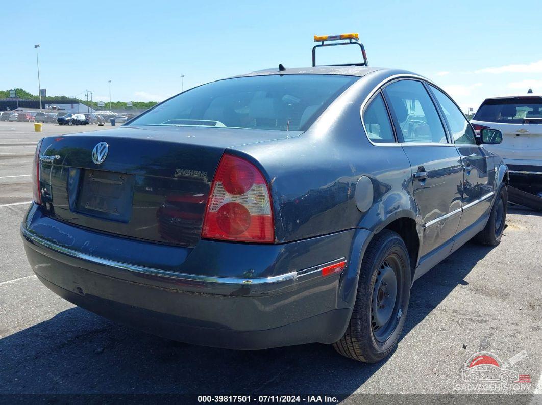 WVWPD63B82P119931 2002 VOLKSWAGEN PASSAT photo no. 4