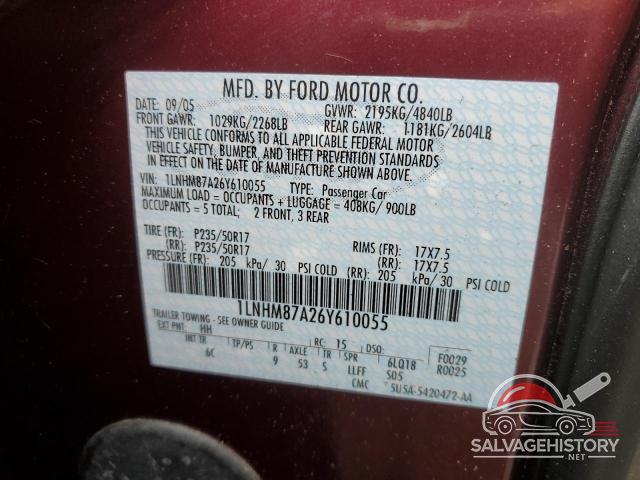 1LNHM87A26Y610055 2006 LINCOLN LS SERIES photo no. 12