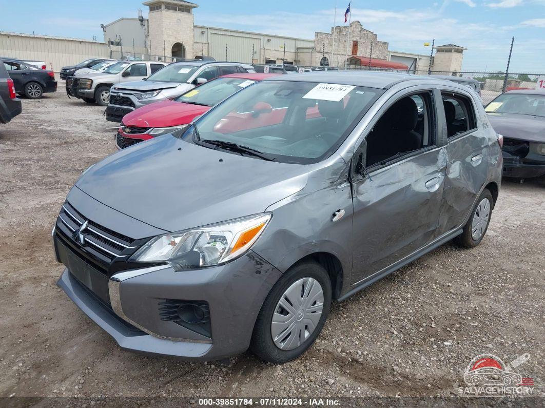 ML32AUHJ7MH013736 2021 MITSUBISHI MIRAGE photo no. 2