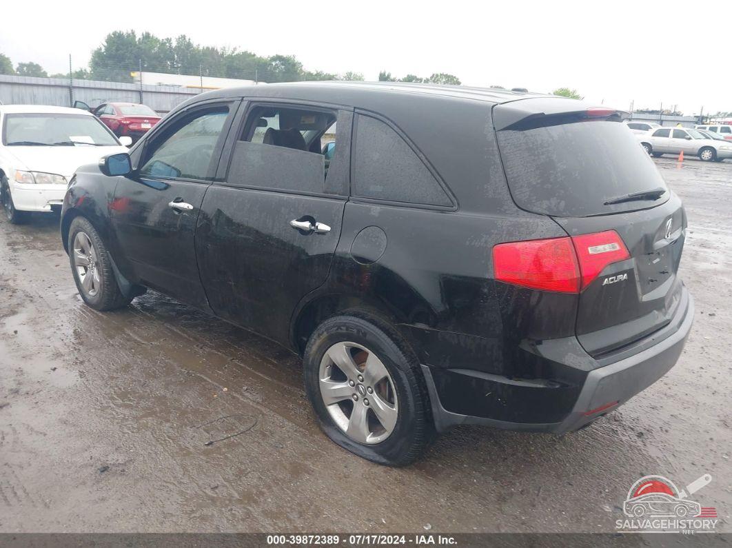 2HNYD28527H500552 2007 ACURA MDX photo no. 3