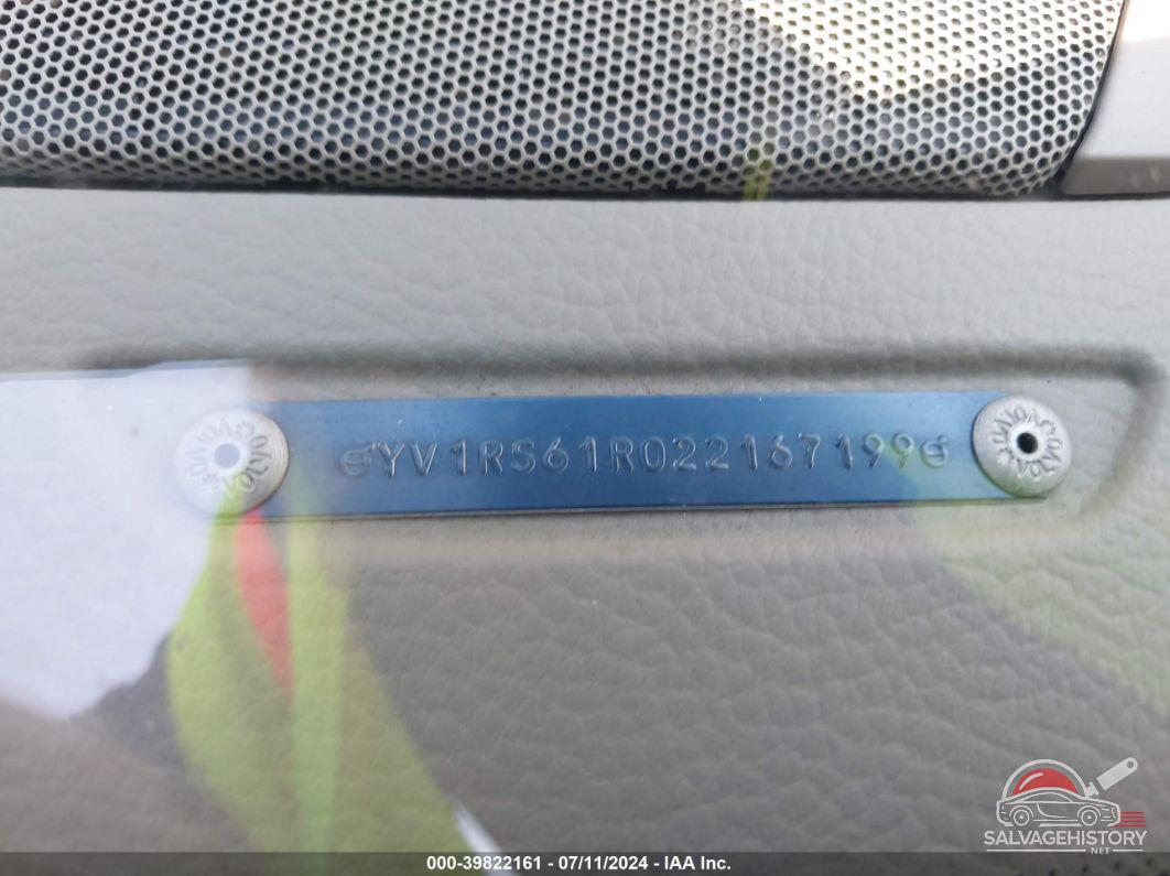YV1RS61R022167199 2002 VOLVO S60 photo no. 9