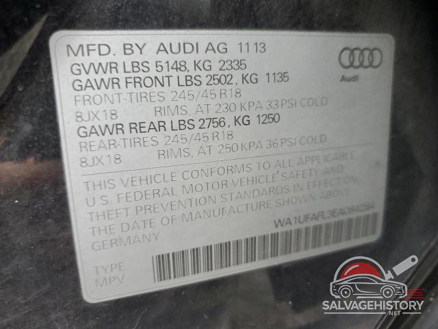 WA1UFAFL3EA084284 2014 AUDI A4 photo no. 12