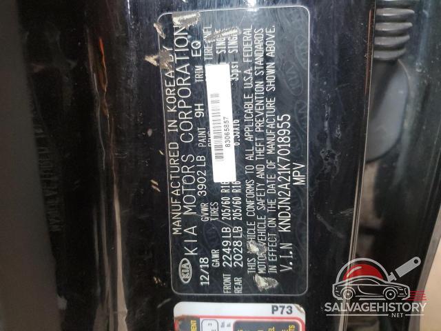 KNDJN2A21K7018955 2019 KIA SOUL photo no. 12