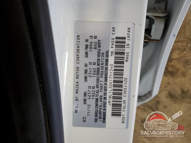 JM1BL1L32D1751340 2013 MAZDA ALL OTHER photo no. 13