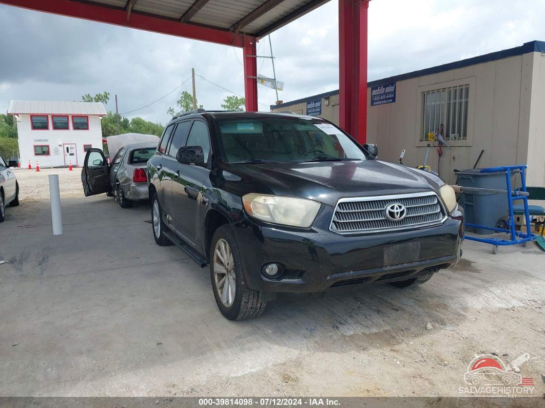 JTEEW44A092037125 2009 TOYOTA HIGHLANDER HYBRID photo no. 2