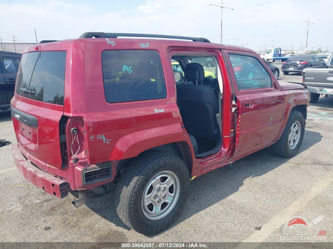 1C4NJPBA8CD673245 2012 JEEP PATRIOT photo no. 4
