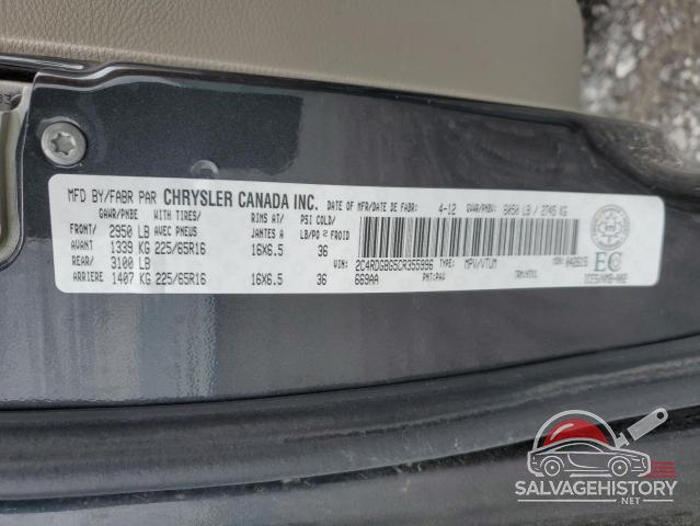2C4RDGBG5CR355996 2012 DODGE CARAVAN photo no. 13