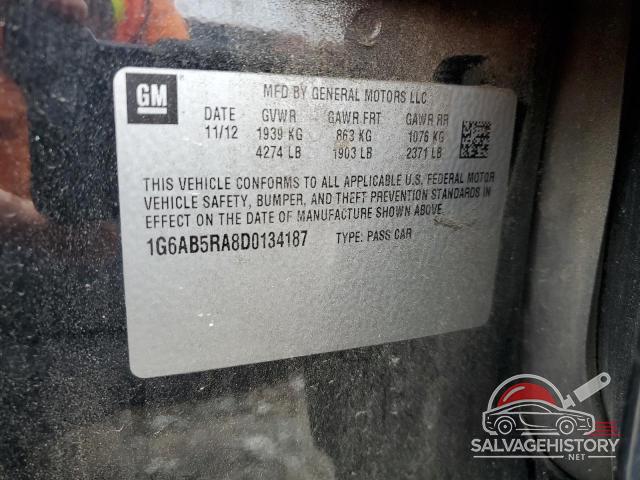 1G6AB5RA8D0134187 2013 CADILLAC ATS photo no. 13