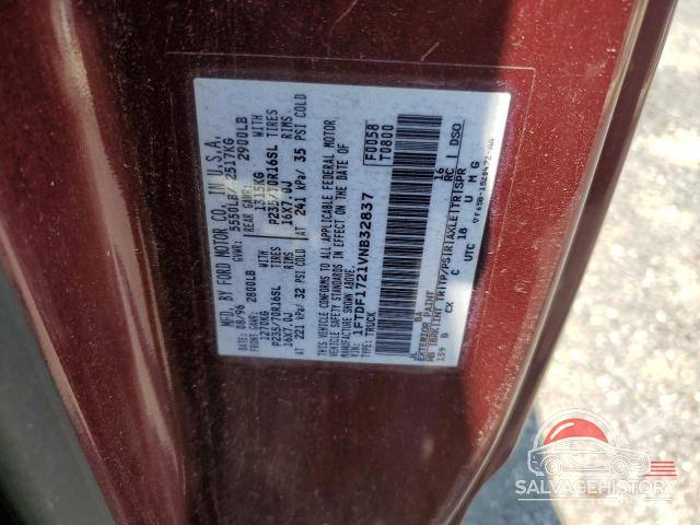1FTDF1721VNB32837 1997 FORD All Models photo no. 12