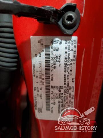1FADP3F27FL382998 2015 FORD FOCUS photo no. 12