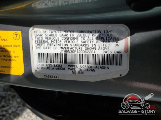 JTHBN30F420062261 2002 LEXUS LS430 photo no. 12