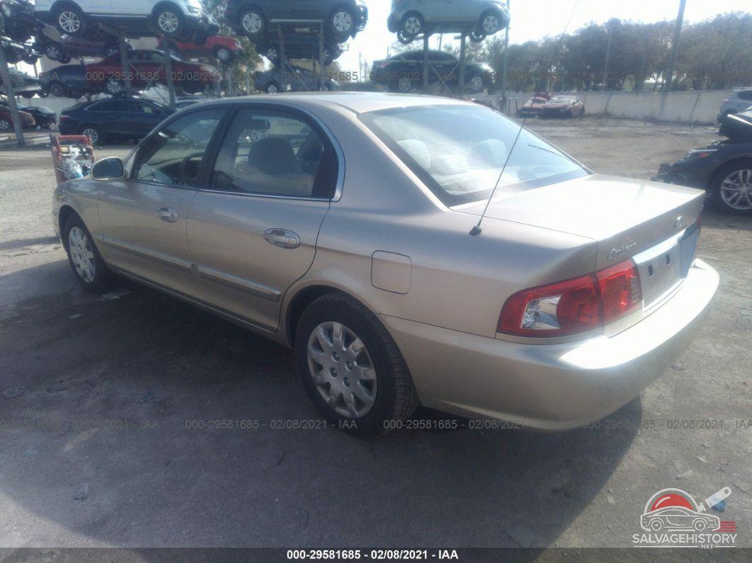KNAGD126445312144 2004 KIA OPTIMA photo no. 3