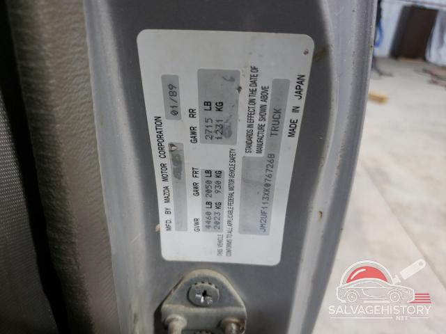 JM2UF113XK0767268 1989 MAZDA B2200 photo no. 12