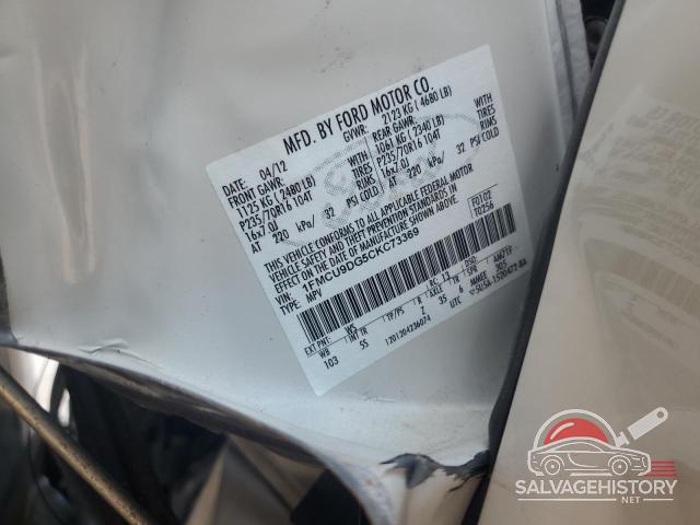 1FMCU9DG5CKC73369 2012 FORD ESCAPE photo no. 14