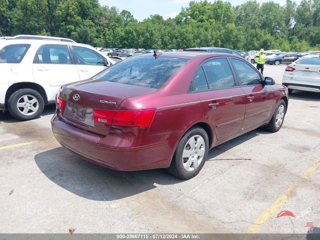 5NPET46CX9H498083 2009 HYUNDAI SONATA photo no. 4