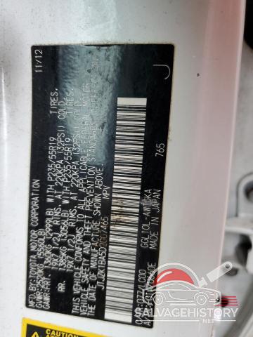 JTJZK1BA5D2007465 2013 LEXUS RX350 photo no. 13