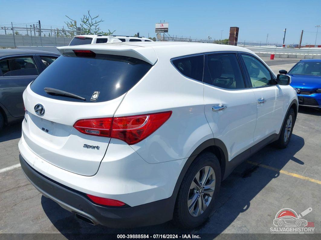 5XYZT3LB8GG359257 2016 HYUNDAI SANTA FE SPORT photo no. 4