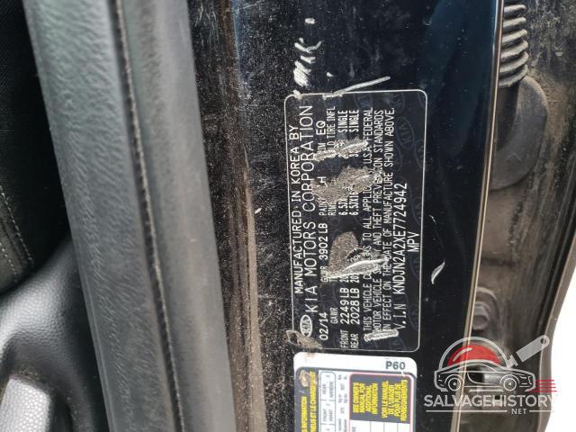 KNDJN2A2XE7724942 2014 KIA SOUL photo no. 12