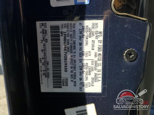 1FMDU34E7VZB19322 1997 FORD EXPLORER photo no. 13