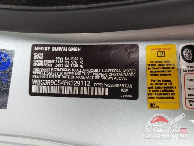 WBS3R9C54FK329112 2015 BMW M4 photo no. 12