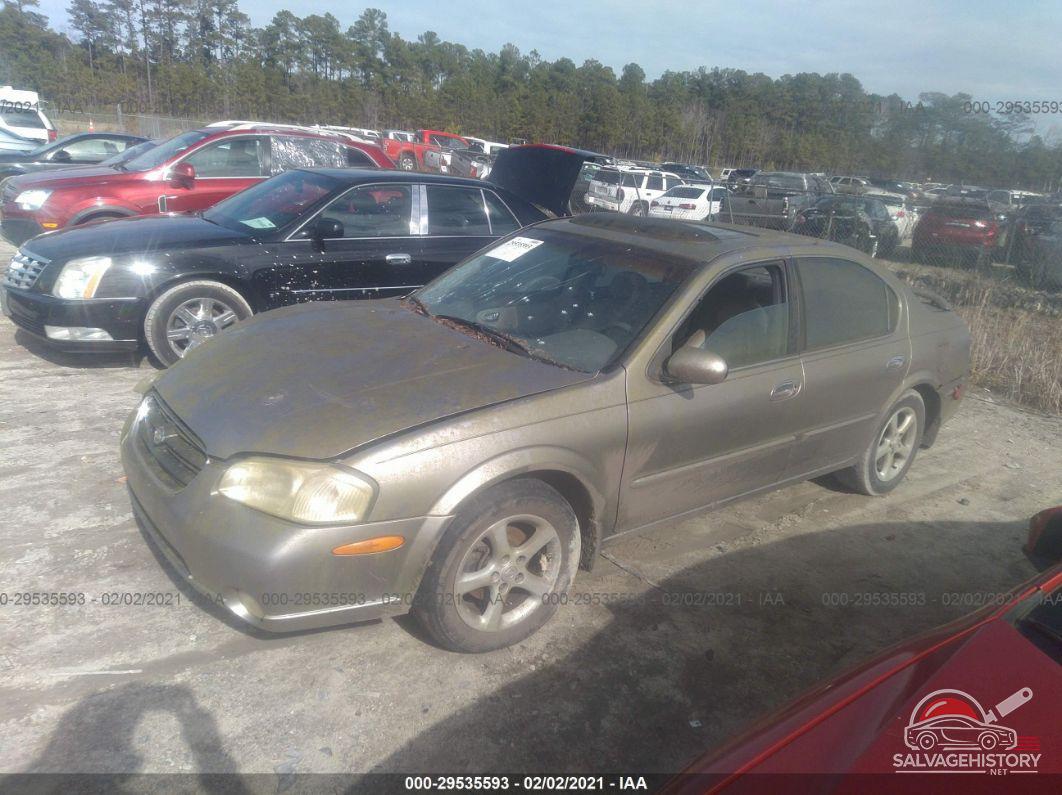 JN1CA31D61T800043 2001 NISSAN MAXIMA photo no. 2
