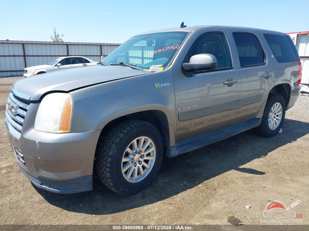 1GKFK13548R273519 2008 GMC YUKON HYBRID photo no. 2