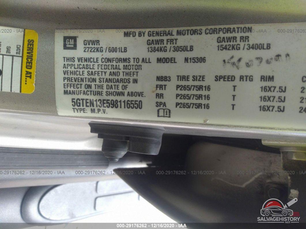5GTEN13E598116550 2009 HUMMER H3 photo no. 9