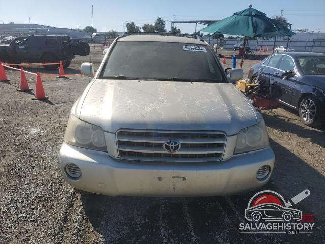 JTEGF21A030084174 2003 TOYOTA HIGHLANDER photo no. 5