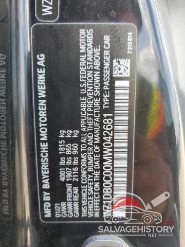 WZ1DB0C00MW042681 2021 TOYOTA SUPRA photo no. 12