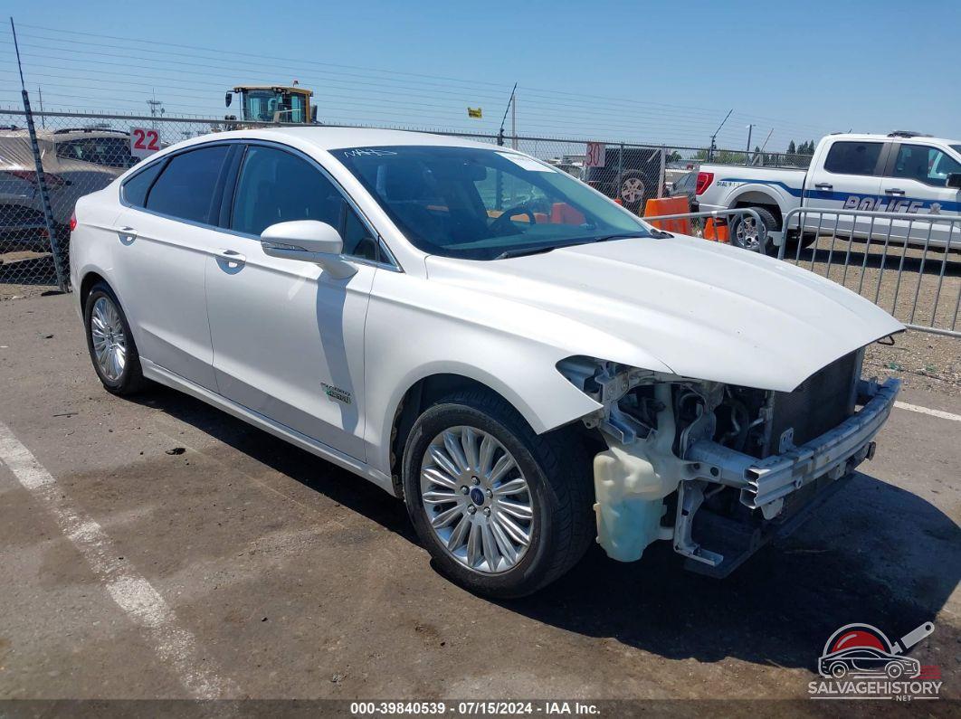 3FA6P0SU8ER112239 2014 FORD FUSION ENERGI photo no. 1