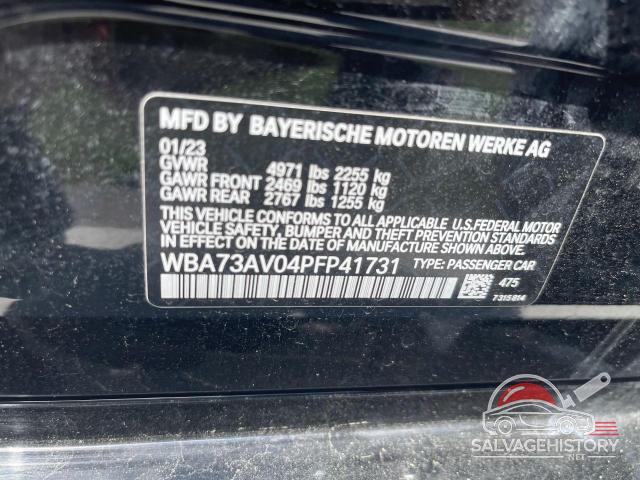 WBA73AV04PFP41731 2023 BMW 4 SERIES photo no. 10