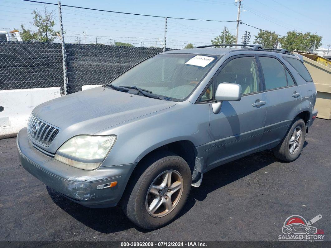 JTJHF10U020282120 2002 LEXUS RX 300 photo no. 2