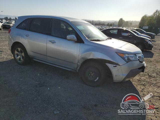 2HNYD28759H501490 2009 ACURA MDX photo no. 4