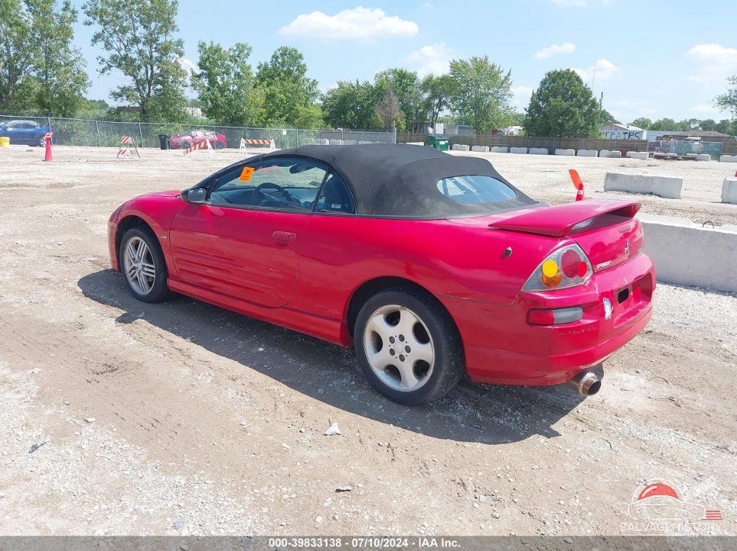 4A3AE55H83E183153 2003 MITSUBISHI ECLIPSE SPYDER photo no. 3
