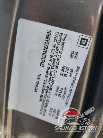 1G6KF5794YU347427 2000 CADILLAC DEVILLE photo no. 12
