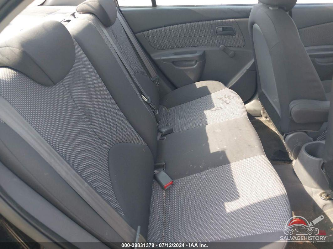 KNADE223296550376 2009 KIA RIO photo no. 8