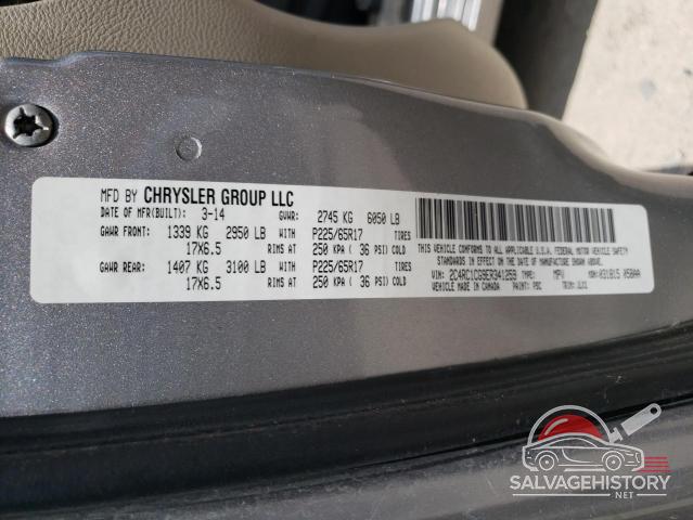 2C4RC1CG9ER341259 2014 CHRYSLER MINIVAN photo no. 13