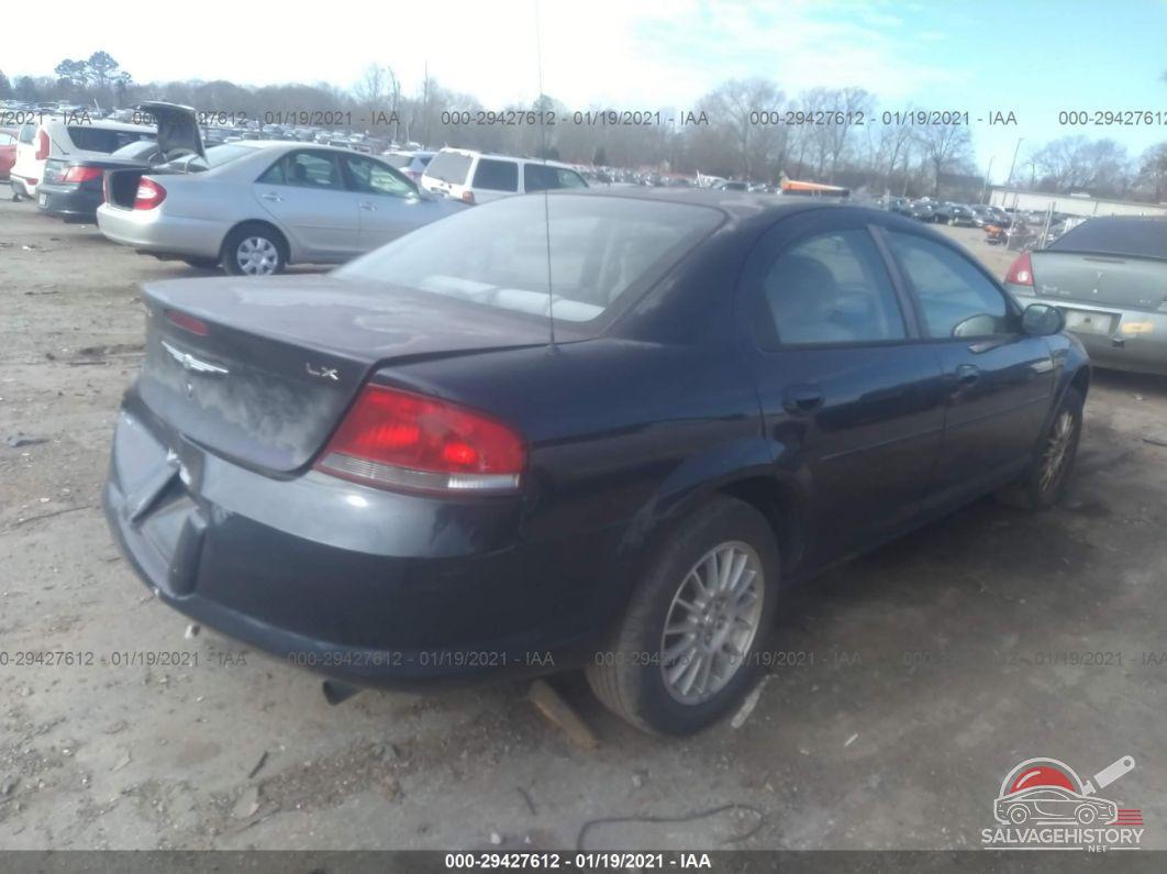 1C3EL46X44N154734 2004 CHRYSLER SEBRING photo no. 4